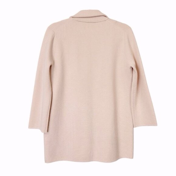 J Crew Sweater Knit Blazer Jacket Women’s Size XS Light Pink Open Front - Picture 4 of 9